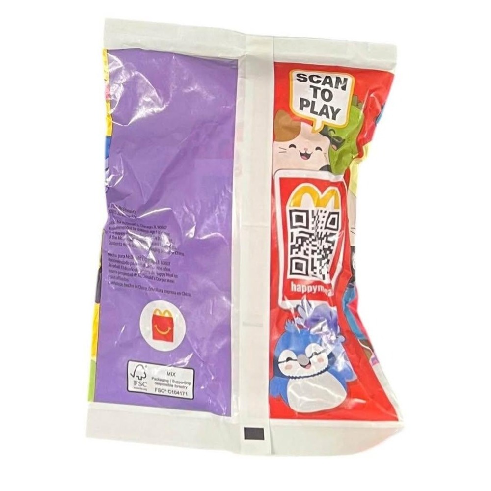2025 McDonald's Squishmallows Happy Meal Rossi‎ The Cheetah Toy Purple SEALED